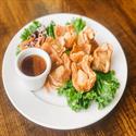 Crab Delight wontons stuffed with crab meat and cream cheese